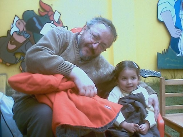Laura con Pepe, Junio de 2002